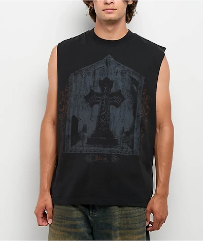 Vitriol Dark Frame Black Tank Top