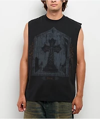 Vitriol Dark Frame Black Tank Top