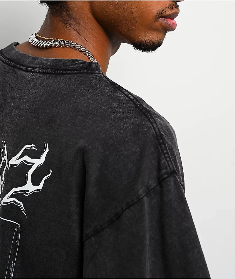 Vitriol Dark Knight Vintage Black T-Shirt