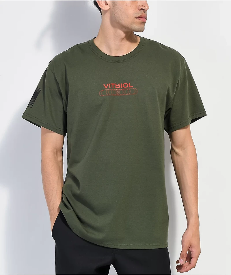 Vitriol Decoding Army Green T-Shirt