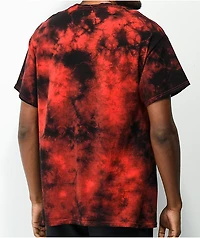 Vitriol Deep Nightmares Black & Red Tie Dye T-Shirt