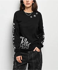 Vitriol Demon Bunnies Black Long Sleeve T-Shirt