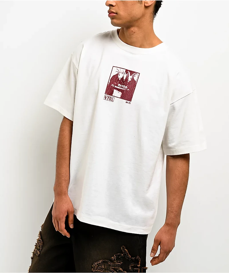 Vitriol Demon White Boxy T-Shirt