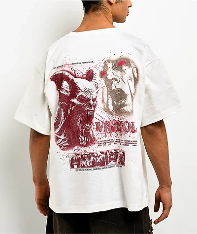 Vitriol Demon White Boxy T-Shirt