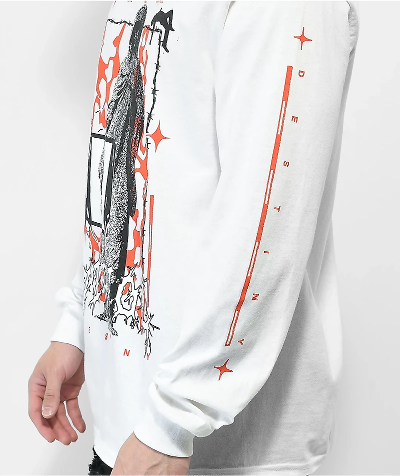 Vitriol Destiny White Long Sleeve T-Shirt