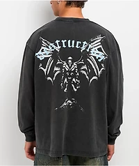 Vitriol Destruction Vintage Black Long Sleeve T-Shirt