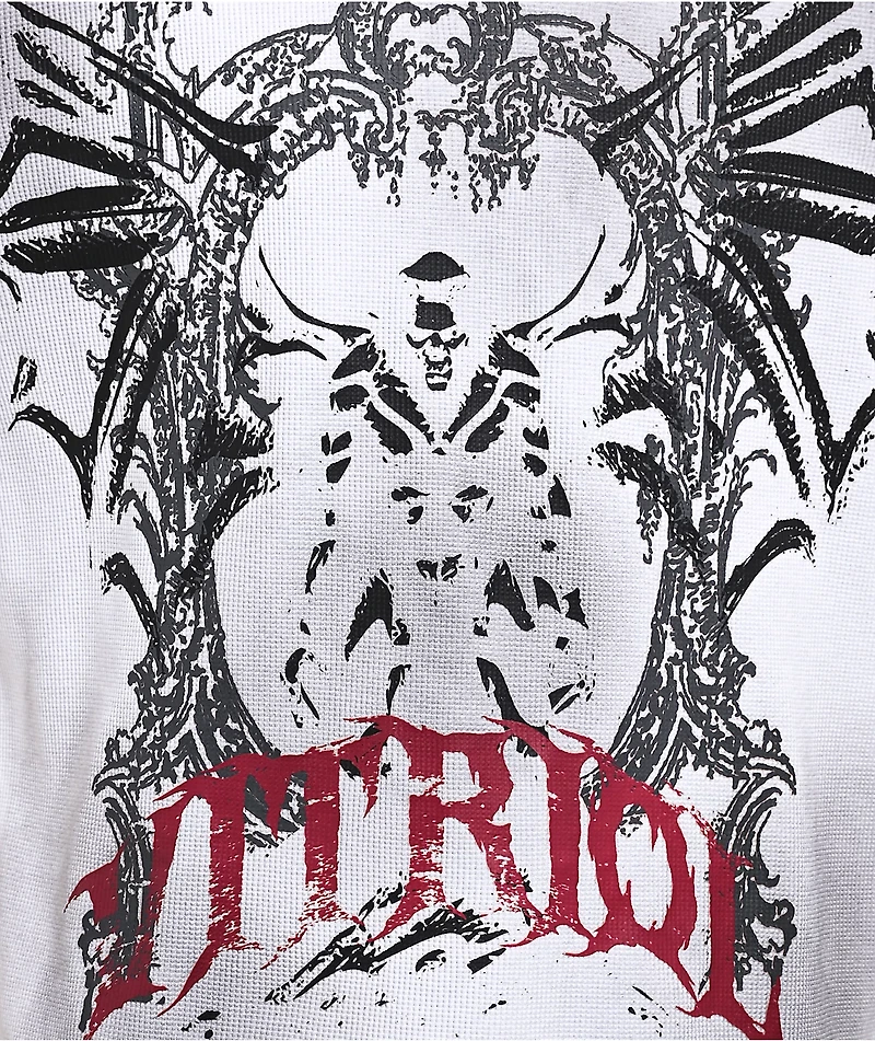 Vitriol Dirt Wing White Wash Thermal Long Sleeve T-Shirt