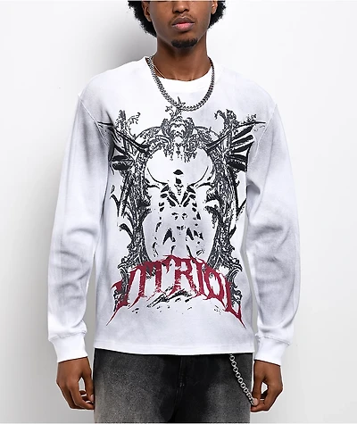 Vitriol Dirt Wing White Wash Thermal Long Sleeve T-Shirt