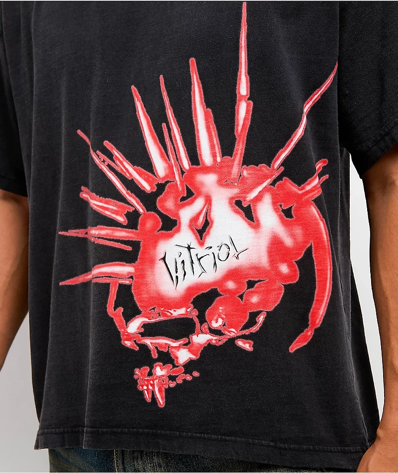 Vitriol Duv Vintage Black T-Shirt