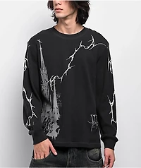 Vitriol Earthquake Black Thermal Long Sleeve T-Shirt
