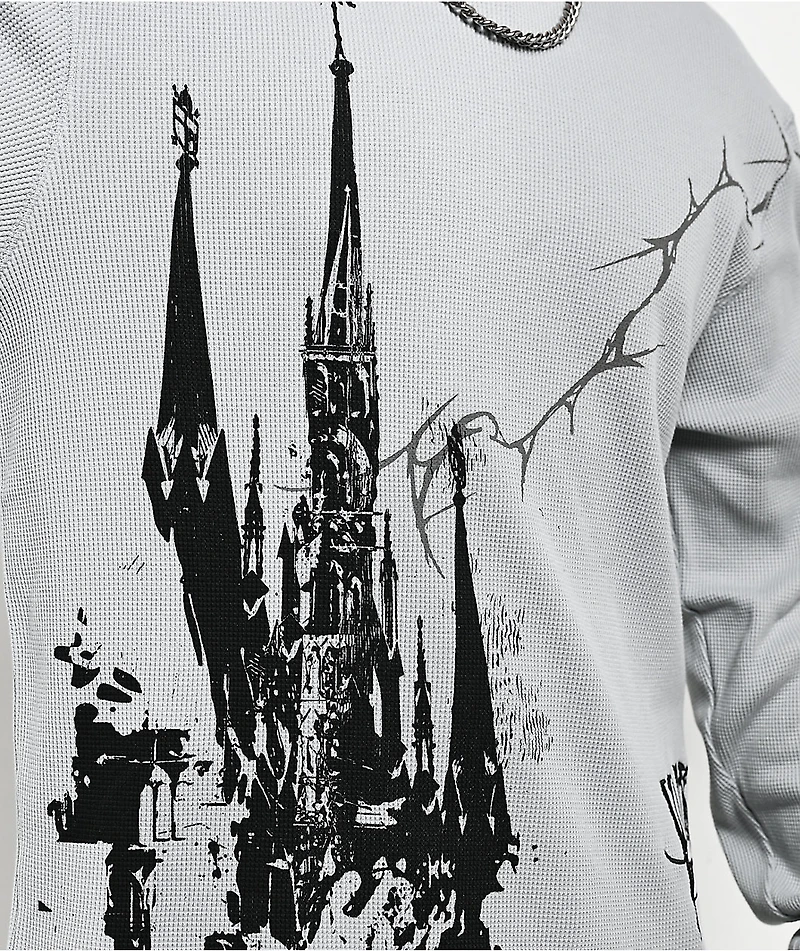 Vitriol Earthquake Silver Thermal Long Sleeve T-Shirt