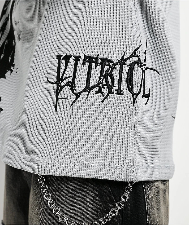 Vitriol Earthquake Silver Thermal Long Sleeve T-Shirt