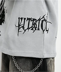 Vitriol Earthquake Silver Thermal Long Sleeve T-Shirt