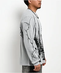 Vitriol Earthquake Silver Thermal Long Sleeve T-Shirt
