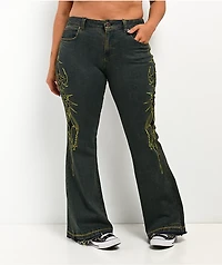 Vitriol Endora Resurrection Blue Wash Bootcut Jeans