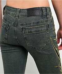 Vitriol Endora Resurrection Blue Wash Bootcut Jeans