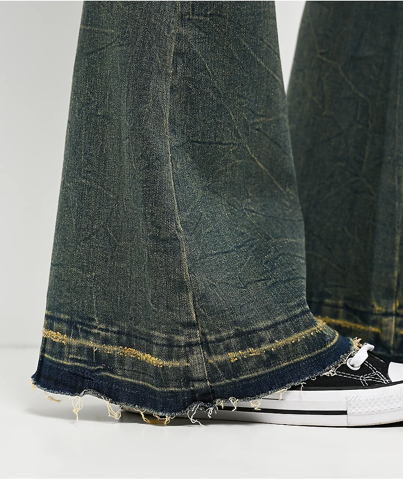 Vitriol Endora Resurrection Blue Wash Bootcut Jeans