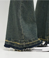 Vitriol Endora Resurrection Blue Wash Bootcut Jeans