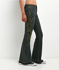 Vitriol Endora Resurrection Blue Wash Bootcut Jeans