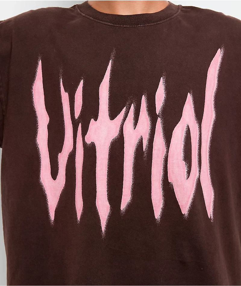 Vitriol Ethereal Vintage Brown T-Shirt