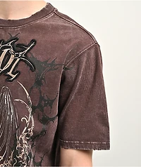 Vitriol Excalibur Brown Wash T-Shirt