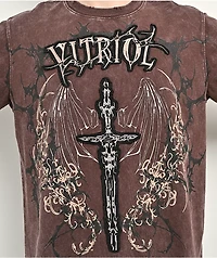 Vitriol Excalibur Brown Wash T-Shirt