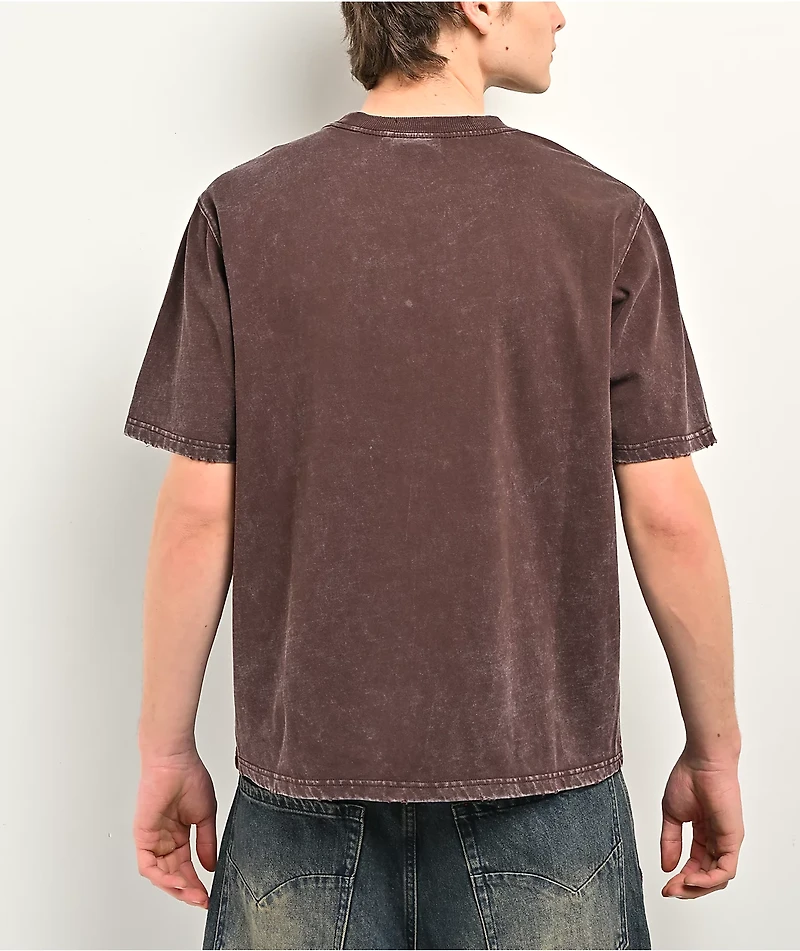Vitriol Excalibur Brown Wash T-Shirt