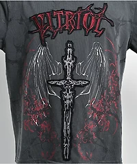 Vitriol Excalibur Charcoal Wash T-Shirt