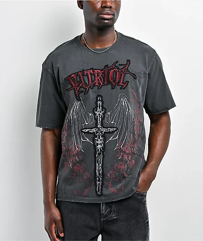 Vitriol Excalibur Charcoal Wash T-Shirt