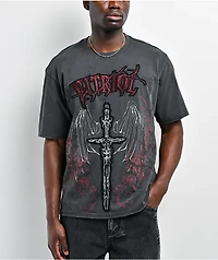 Vitriol Excalibur Charcoal Wash T-Shirt