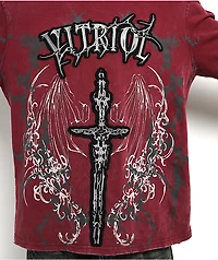 Vitriol Excalibur Red Wash Long Sleeve T-Shirt