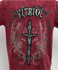 Vitriol Excalibur Red Wash T-Shirt
