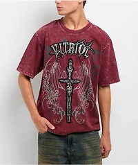 Vitriol Excalibur Red Wash T-Shirt