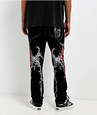 Vitriol Extended Black Skinny Jeans