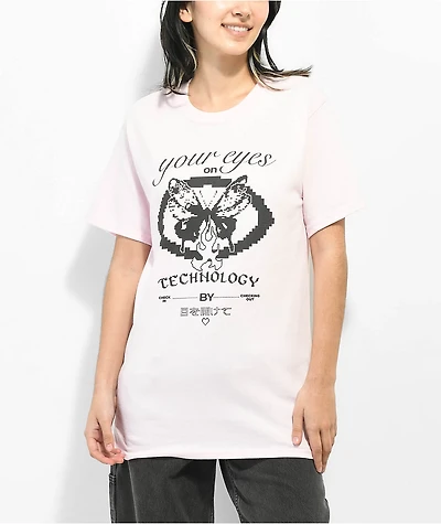 Vitriol Eyes On Tech Pink T-Shirt