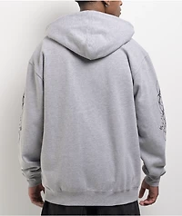 Vitriol Fallen Angel Grey Zip Hoodie