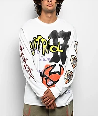 Vitriol Fearl White Long Sleeve T-Shirt