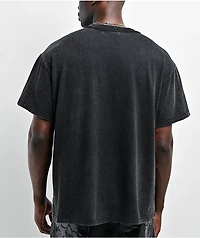 Vitriol Feral Friend Black Wash Knit T-Shirt