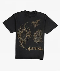 Vitriol Flash Of Darkness Black Wash T-Shirt