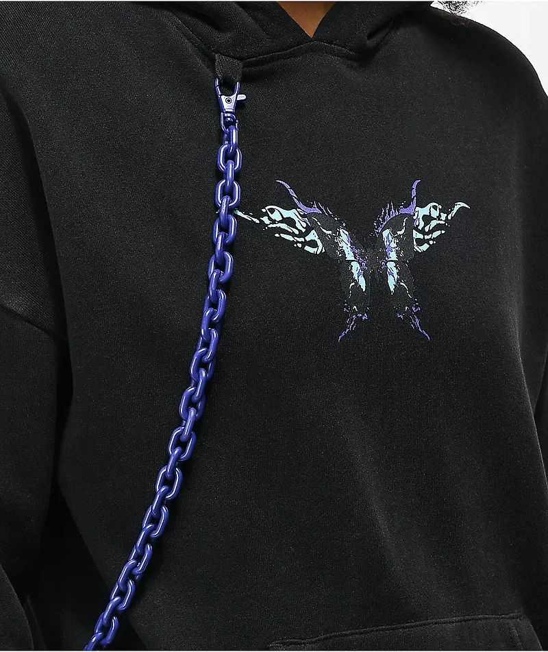 Vitriol Flores Black Hoodie