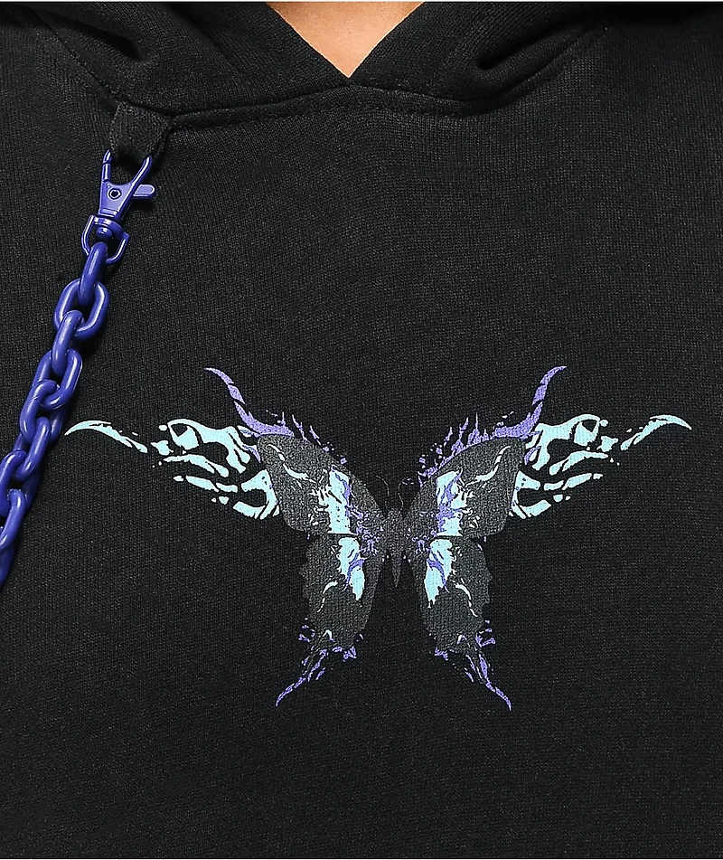 Vitriol Flores Black Hoodie