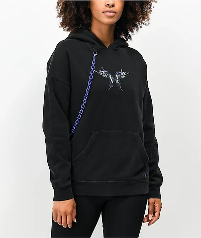 Vitriol Flores Black Hoodie