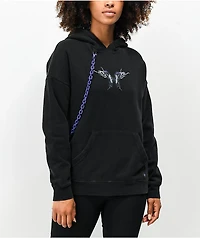 Vitriol Flores Black Hoodie