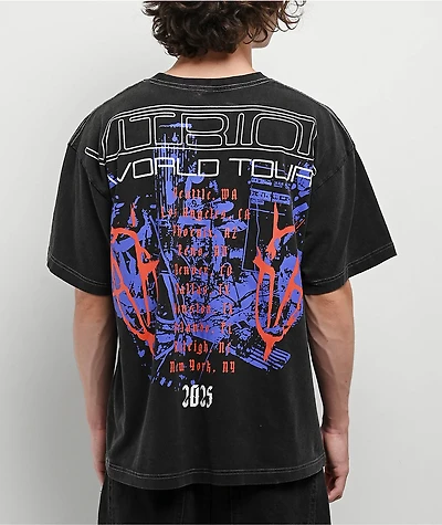 Vitriol Follow Black Wash T-Shirt