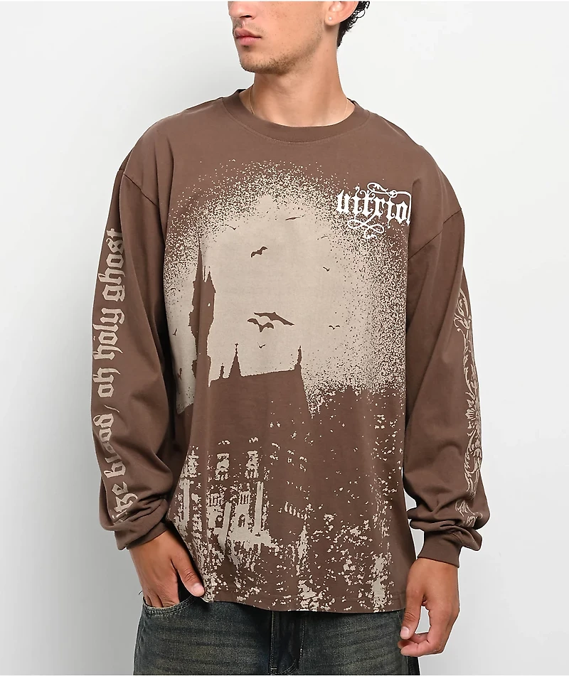 Vitriol Framed Chocolate Long Sleeve T-Shirt