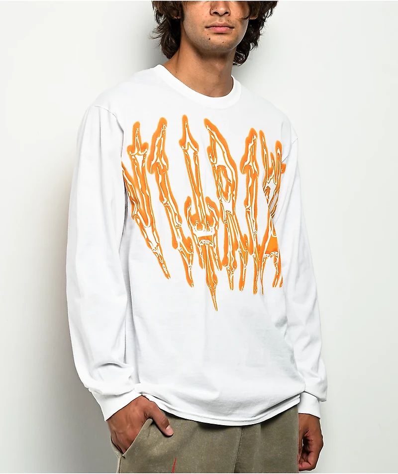 Vitriol Franger White Long Sleeve T-Shirt