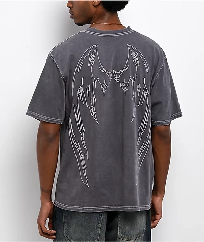 Vitriol Freak Boy Grey Wash T-Shirt