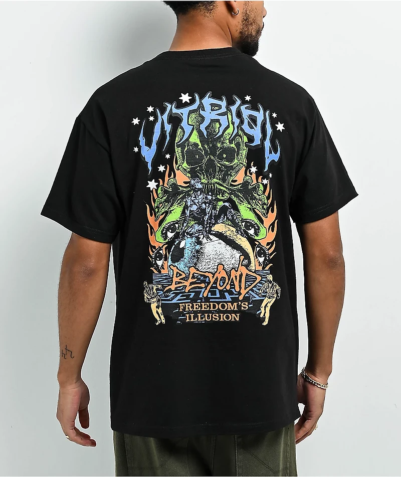 Vitriol Freedoms Illusion Black T-Shirt