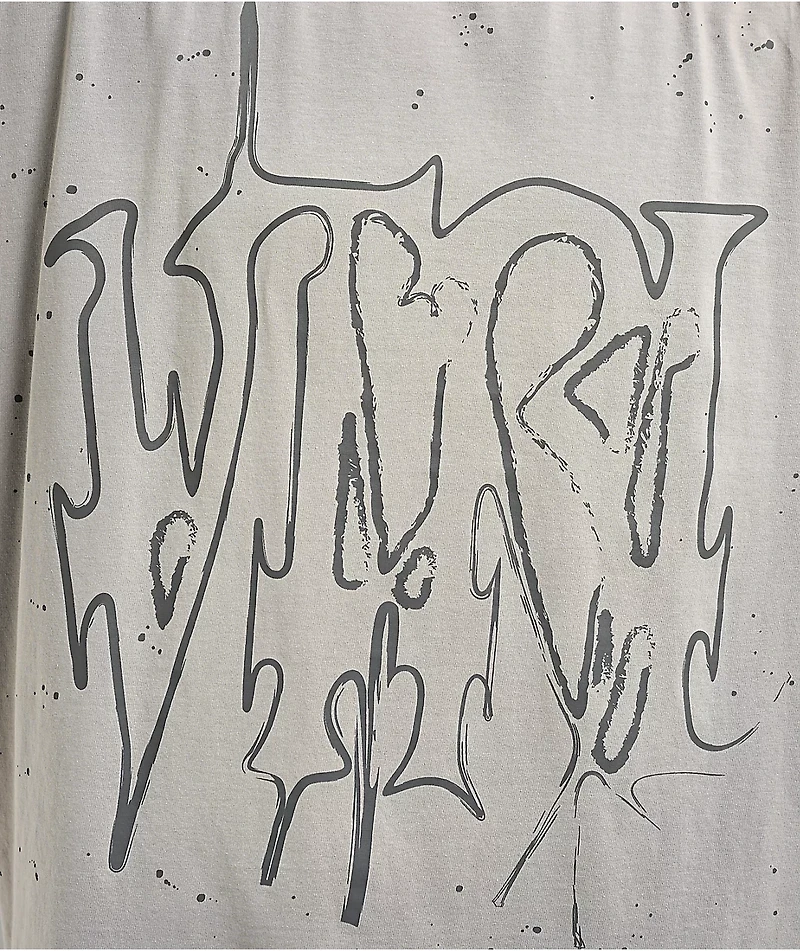 Vitriol From Ash White & Grey 2fer Long Sleeve T-Shirt