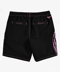 Vitriol Fusion Black, Pink & Blue Board Shorts